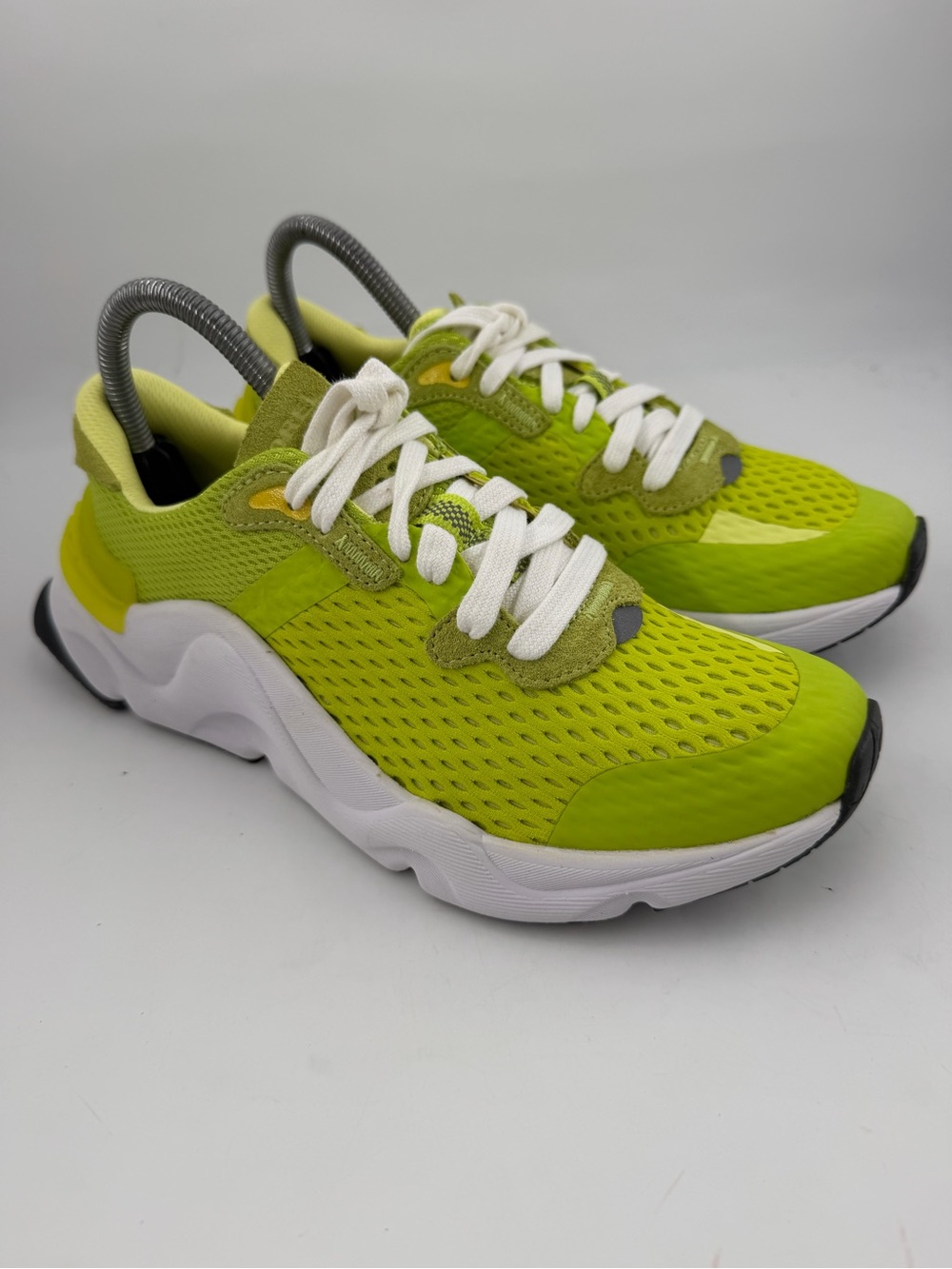 Sorel Women’s Kinetic RNEGD - SZ 7.5- Acid Green Lace-Up Sneakers Shoes - Picture 15 of 15